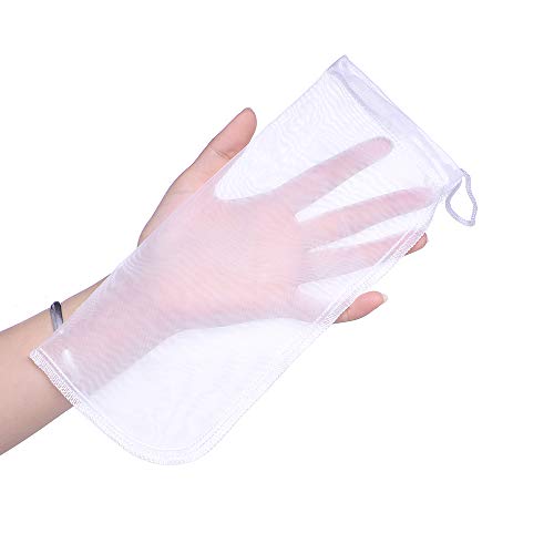 ALEGI Media Filter Bag Aquarium Extra Fine,Reusable 180 Micron Drawstring Mesh Filter Bags for Very Fine Resins Filter (10"*3.9" (6 Pack)) - size: 10"*3.9" (6 pack)