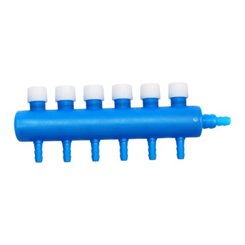 Aquarium Air Control Valve, Practical Air Pump Connector, Fish Tank Accessory, Multi-Port, 6 Way - size: 6 Way