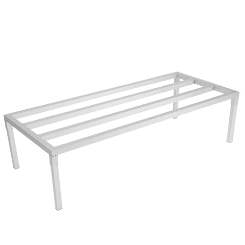 Aluminum Dunnage Rack, Storage in Restaurant, Versatile for Industrial, Commercial & Home Storage Dunnage,Dry Brine Rack 12"x20"x46" - size: 46 IN