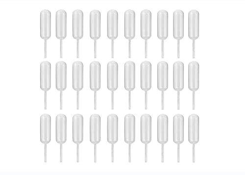 100 Pieces 4ml Cupcake Pipettes, Food Grade Plastic Disposable Pipettes Mini Liquid Injector (100-A) - color: 100-A