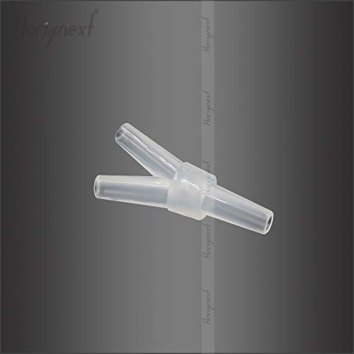 plastic 5/32" Y shape 3 way barbed connector for air hose, water pipe pp polypropylene barb fitting. (Pack of 20 pcs) - style: 20pcs, 5/32" O.D.