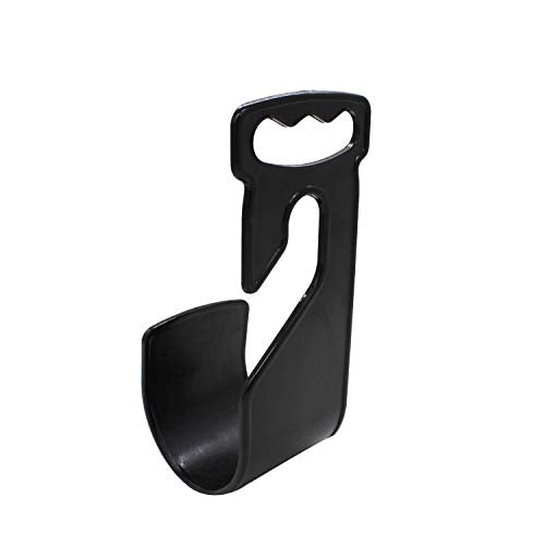 chic style 2 Pack Garden Hose Hanger Wall Mount Hose Holder Hook Fit to 25 50 75 100foot Hose (ABS Plastic, Black) - size: 2 Pack 9.85 *3.93 *3.5 Inch