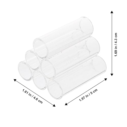 UKCOCO 6holes Acrylic Shrimp House Tubes Shelter for Aquatic Pets Provides Secure Hiding Spots Fish Tanks for Breeding and Resting Aquarium Decoration