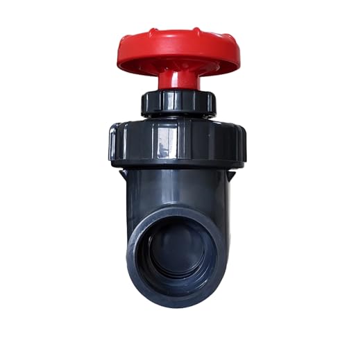 UPVC Gate Valve, ID 25/32/40mm Gate Valve Precision Flow Control, PVC Sluice Valve Garden Irrigation Aquarium(ID32mm) - size: ID32mm