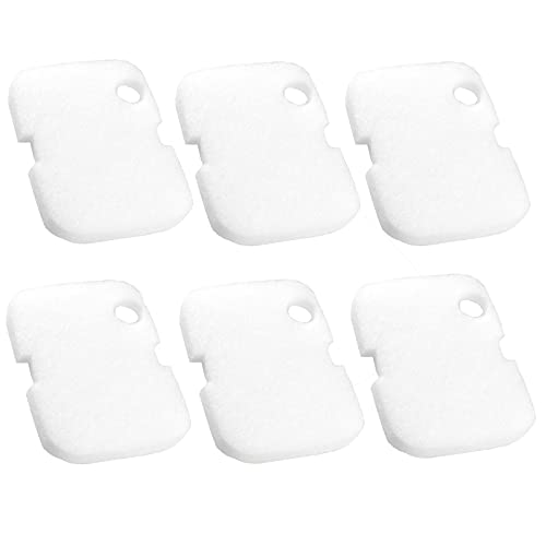 AQUANEAT Replacement Canister Filter Pads Compatible with Cascade 700/1000 CCF2UL/CCF3UL Generic Aquarium Filter Floss Media (6pcs) - size: 6pcs