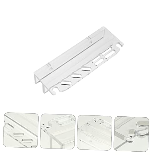 Mikikit Acrylic Aquarium Tool Holder Rack Storage Magnetic Cleaner Fish Tank Cleaning Tool Stand