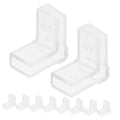 TOYANDONA 10pcs Aquarium Corner Guards Transparent Shaped Edge Protectors for Fish Tank Easy to Install Corner Protector Guards for Furniture and Appliances