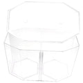Toddmomy Transparent Fish Breeding Box Dual Chamber Isolation Tank for Betta and Small Fish for Spawning and Fry Safety Aquarium Divider for Home Decor