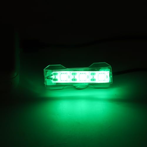 Mini Aquarium Lamp, USB Aquarium Light, LED Desktop Fish Tank Light, Small Decoration Aquarium Light, Aquarium Accessories, Green Light - color: Green