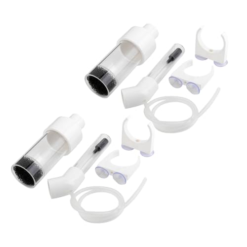 Abaodam 2 Sets 40mm Acrylic Fish Egg Incubator Tumbler for Aquarium Breeding Cichlid and Shrimp Hatchery Box for Fish Egg Hatching and Fry Separation
