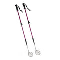 VOS Sand Sifter 2-Pack | Adjustable Handle 21"–33" | Stainless Steel Beach Scoop for Seashells, Shark Teeth & Sea Glass | Lightweight Aluminium, Rust-Resistant – Pink - color: Pink