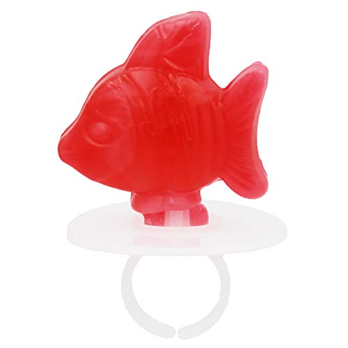 Fruidles 12-Count Ring Candy Colored Fish Suckers Fish Candy, Great for Birthday Parties, Events, and Goody Bag Fillers, Party Favors, Individually Wrapped (12-Pack) - size: 12 Count (Pack of 1)
