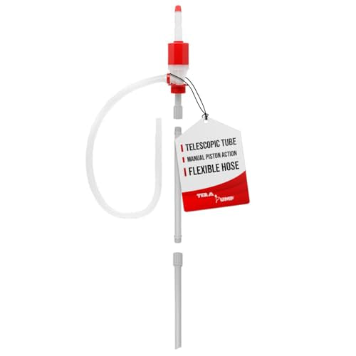 TERA PUMP New Lightweight Water Pump (BPA-Free) Easy to Carry & Food Grade, Fast Siphon, Emergency, Survival Disaster, Hand Transfer for Drinking Water, Fuel etc.