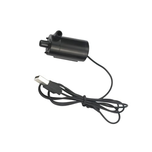 3PCS DC 3-5V USB Micro Submersible Mini Water Pump,Small Aquarium Pump for Fish Tank Aquariums Pond Fountain Hydroponics Garden (Black) - color: Black