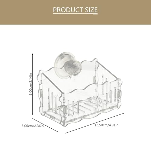 Aquatic Planter Cup Acrylic Fish Tank Planter Moss Holder for Aquarium Safe for Fish Creative Planting Cup Design