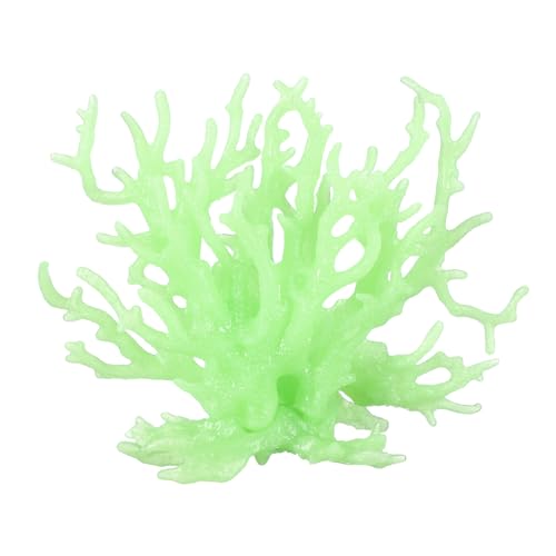 Aquarium Coral Decoration, Fish Tank Decorations Fish Tank Coral Ornaments, 5.9x2.2x4.7 Inch, (Glowing Green, 1 Pcs), Intended for Aquarium Landscaping Decor - color: Glowing Green, size: 5.9x2.2x4.7 Inch