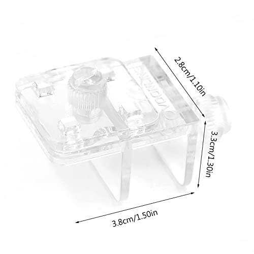 2pcs Fish Tank Aquarium Glass Cover Holder Acrylic Clip Holder Clamp Tools for Aquarium Anti-Escape Glass Cover Clips