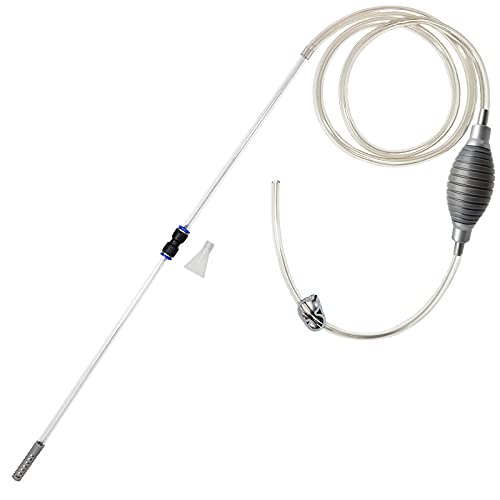 AREPK 10 Gallon Fish Tank cleaner and Aquarium Water Changer Siphon with a Thinner Tubing. Perfect for Cleaning Small Tanks, Gravel Vacuum for Aquarium Kit