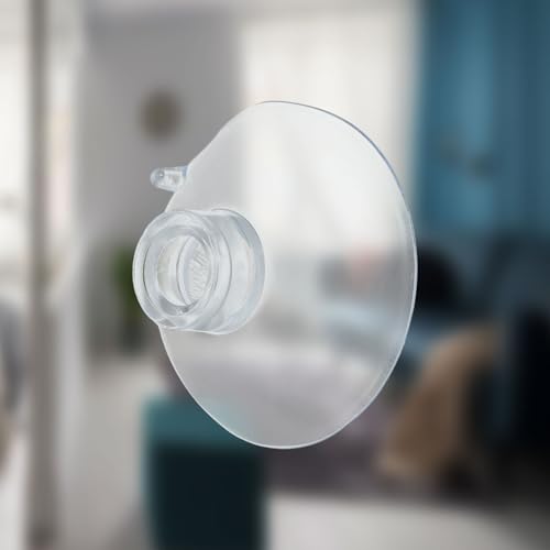 uxcell 20Pcs Aquarium Suction Cup Clips, 6mm Airline Tube Holders Clamps Cup Holder Sucker Tube Sucker for ID Airline Tubing Fish Tank, Clear
