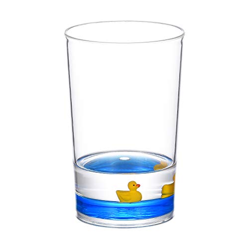 Locco Decor 5 Piece Acrylic Liquid 3D Floating Motion Bathroom Vanity Accessory Set Duck - size: 5-piece, style: Duck