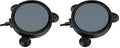 AQUANEAT Aquarium Air Stone Disc 4 inch, Aerator Bubble Diffuser, Air Pump Accessories Airstones for Aquariums, Fish Tanks,Hydroponics,and Ponds - size: 4 inch (2 pack)