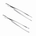 10-Inch Fine-Tip Kitchen Tweezers Tongs, Extra-Long Stainless Steel Cooking Tweezers Dishwasher Safe for Grilling, Baking & Food Prep (2 Parks 10In BBQ Tongs w/Hook) - color: 2 Parks 10in Bbq Tongs W/Hook