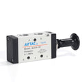Push-Pull Valve AirTAC 4L210-08 1/4" NPT 5/2 Way Hand Lever 2 Position 5 Way Pneumatic Air Manual Control Direct Acting Type 0-145 PSI - size: 1/4 NPT, style: 5/2 way