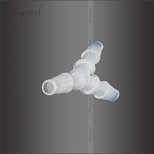 plastic 5/16" Y shape 3 way barbed connector for air hose, water pipe pp polypropylene barb fitting. (Pack of 20 pcs) - style: 20pcs, 5/16" O.D.