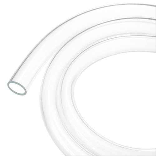 M METERXITY Clear Plastic Tubing, 0.79Inch(20mm) ID 0.99Inch(25mm) OD, 5ft(1.5m) Length PVC Tube Low Pressure Flexible Vinyl Tubing for Garden/Water Hose Airline Tube Aquarium - size: 0.79"×0.99"×5ft
