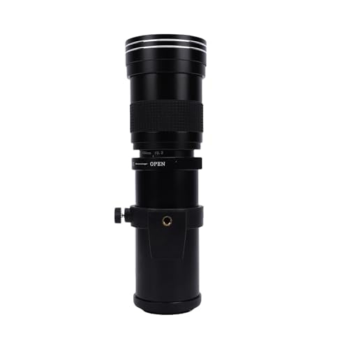 Andoer 420-800mm F8.3-16 Manual Telephoto Zoom Lens