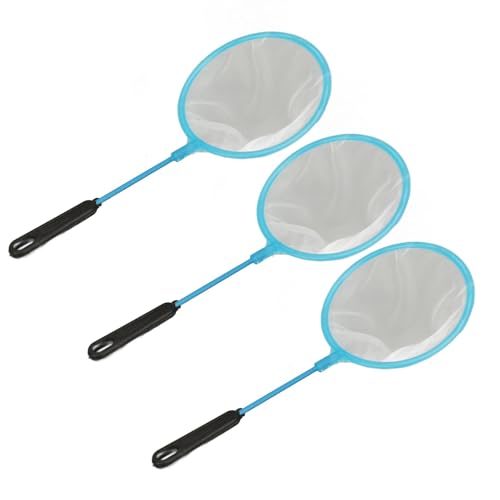 Mini Brine Shrimp Net, Fine Mesh Nylon, Plastic Handle for Aquarium Fish Tank Shrimp Hatchery, 10PCS