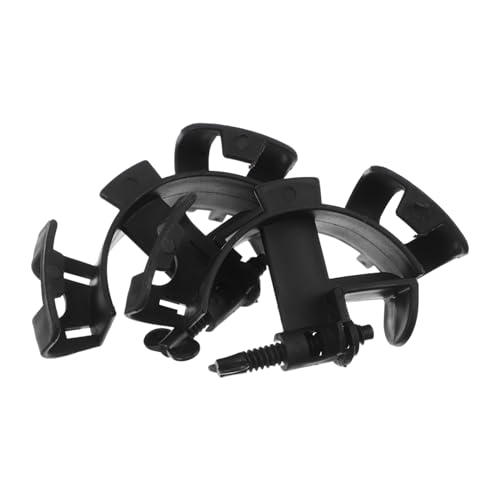 BESTonZON 2pcs Fish Tank Hose Tube Clip Mounting Clamp for Water Pipe Secure Aquarium Hose Holder Easy Installation Plastic Design