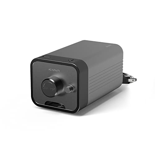 AC Infinity Air Pump One-Outlet Adjustable Oxygen Pump Kit with Tubing, Check Valve, and Air Stone, for Aquariums, Ponds, and Hydroponics Systems - size: 4.72 L Inch x 2.75 W Inch x 2.51 H Inch
