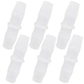 Plastic Hose Barb Fitting, 3/8" x 3/8" Pipe Connectors，Barbed Splicer Mender Joint Adapter Union Fitting, 6 Pcs - size: 3/8 Inch