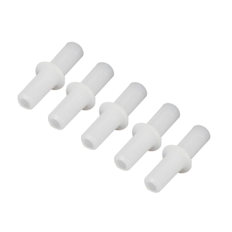 Kisangel 10Pcs Straight Air Connector Hose for Aquarium Air Pump Tubing Fish Tank Accessories Inline Oxygen Tubing Connectors