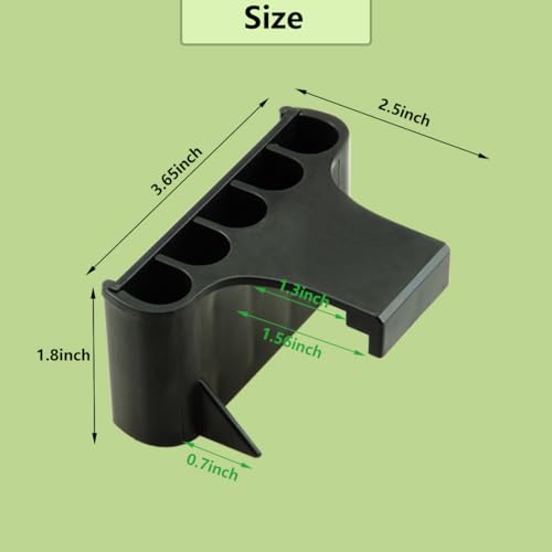 Aquarium Plant Holder,Fish Tank Plant Holder,Aquarium lid Clips,Aquarium Plant Pot,Hydroponic Fish Tank Planter, Aquatic Plant Cup for Aquascape Decorations (Black, 2PCS Rimmed+Rimless) - color: Black, size: 2PCS Rimmed+Rimless