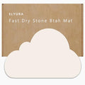 Cloud Shape Diatomite Stone Bath Mat Shower Mat Quick-Dry, Non-Slip, Easy to Clean for Bathroom Floor - color: Cloud