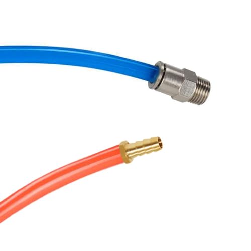 6mm x 4mm 541Ft Roll Blue Pneumatic Tubing Pipe Pu Air Tubing Pipe Hose 165 Meter for Fluid Transfer Tubing or Air Line Tubing
