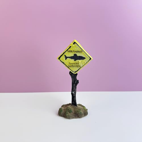 Fish Tank Decorations, Aquarium Decorations, Fish Tank Decorations, Technology Decorations, Shark Logo Decorations, Shark Patterns (1, Yellow) - color: Yellow