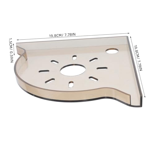 ibasenice Aquarium Storage Shelf Fish Tank Corner Rack Triangle Stand Plant Holder Fish Food Storage Small Space Organizer