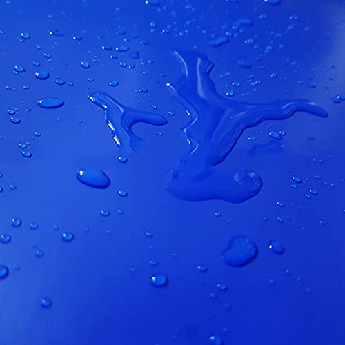 ELEBOX Aquarium Background Blue Black Fish Tank Background Picture 2 Sides Fish Backdrop for Aquarium Wallpaper 12"x 32" - size: 11.8" H x32.3" L