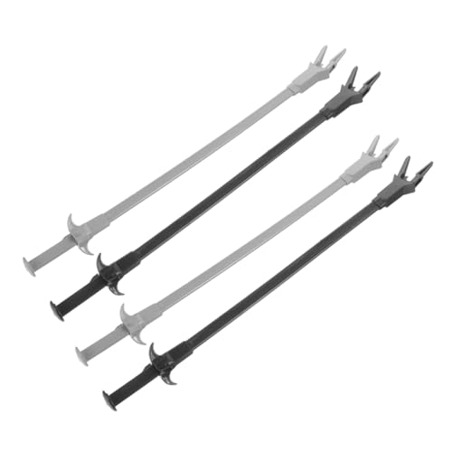 GANAZONO 4pcs Aquarium Plant Tools Extra Long Tweezers for Easy Planting Feeding and Maintenance Fish Tanks Versatile Aquatic Clip for Efficient Cleaning and Care