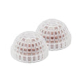 WishLotus 2Pcs Transparent Plastic Aquarium Moss Ball Holder, Moss Accessory Landscape Ornaments for Fish Tank