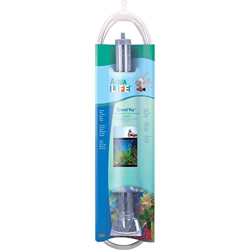 Penn-Plax Gravel Vacuum for Aquariums | Make cleaning and tank maintenance quicker and easier (GV24) 24"