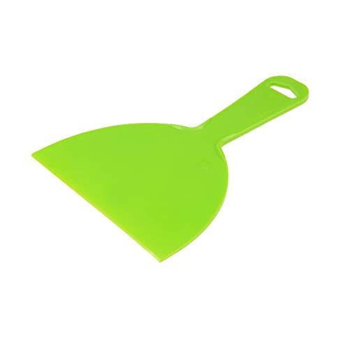 uxcell Putty Scraper 6" Plastic Flexible Putty Knives Disposable Spreader for Taping Drywall Wall Painting Green 2pcs - size: 6"