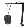 flexman Fish Tank Chandelier Bracket, 15.7x10.2 Aluminium Alloy Cylinder Aquarium Light Stand Kit, Full Spectrum Drop Light Mount Bracket for Fish Tank Bonsai (Black)
