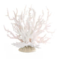 Artificial Aquarium Plants, Simulation Silicone Ornament Artificial Coral Sea Tree Aquarium Fish Tank Landscaping Decoration White