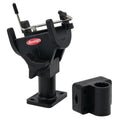 Berkley Quick-Set Boat Rod Holder, Sturdy Polypropylene Construction, Mountable with Locking Mechanism, Fits Easily on the Side or Top of the Gunwale or Other Boat Railings Black - style: Quick Set Rod Holder