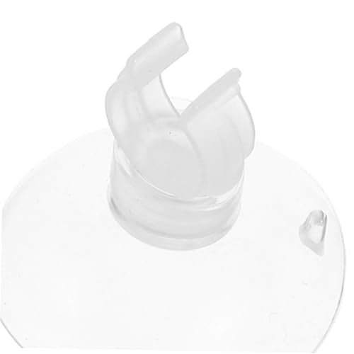 9pcs Suction Cup Clips for Aquarium Air Tubing Transparent Hose Holders Stable Support for Fish Tank Water Pipes Effortless Setup and Reliable Design - size: 3.30X3.30X2.2CM