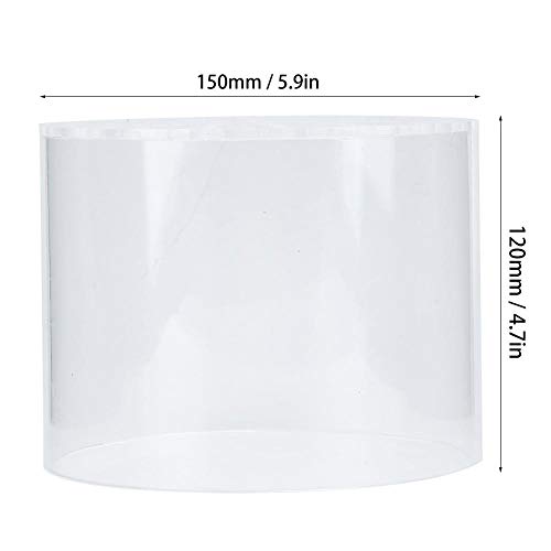 Transparent Coral Feeding Breeding Protection Cover, Acrylic Transparent Coral Feeder Cover Anti-Feeding Shrimp for Aquarium Fish Tank (150mm)